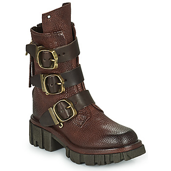 Skor Dam Boots Airstep / A.S.98 HELL BUCKLE Bordeaux