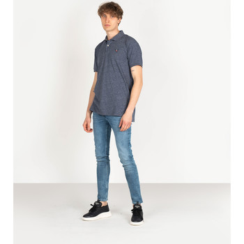 textil Herr Kortärmade pikétröjor Pepe jeans PM541666 | Barry Blå