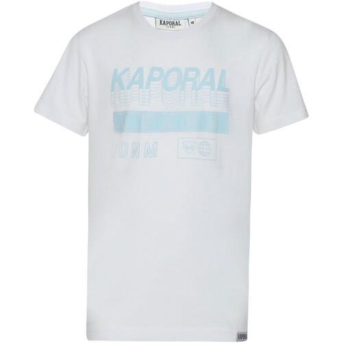 textil Flickor T-shirts Kaporal 183393 Vit