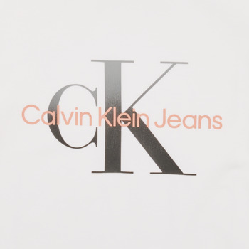 Calvin Klein Jeans GRADIENT MONOGRAM T-SHIRT Vit