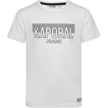 textil Flickor T-shirts Kaporal 183618 Vit