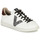 Skor Dam Sneakers Victoria TENIS EFECTO PIEL GLITTER Vit / Silver