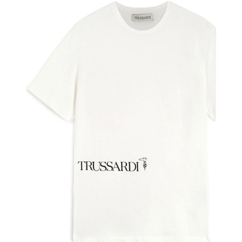 textil Herr T-shirts Trussardi 52T00596-1T005381 Vit
