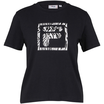 textil Dam T-shirts Fila FAW0128 Svart