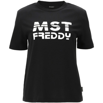 textil Dam T-shirts Freddy S2WMAT1 Svart