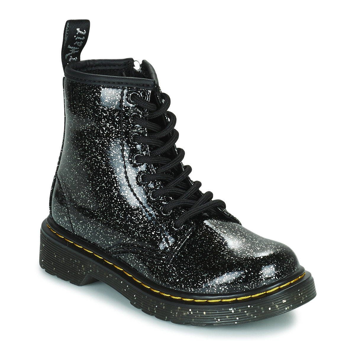 Skor Flickor Boots Dr. Martens 1460 Jr Cosmic Glitter Svart