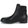 Skor Dam Boots Tommy Hilfiger Coin Leather Flat Boot Svart