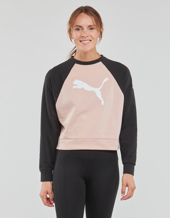 textil Dam Sweatshirts Puma MODERN SPORT Svart / Rosa