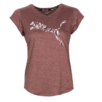 textil Dam T-shirts Puma TRAIN FAVORITE HEATHER CAT Violett