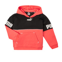 textil Flickor Sweatshirts Puma PUMA POWER COLORBLOCK HOODIE Svart / Orange