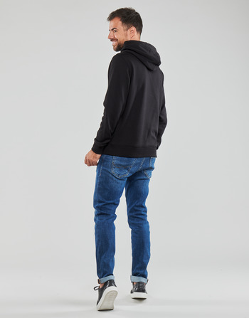 Calvin Klein Jeans SCATTERED URBAN GRAPHIC HOODIE Svart