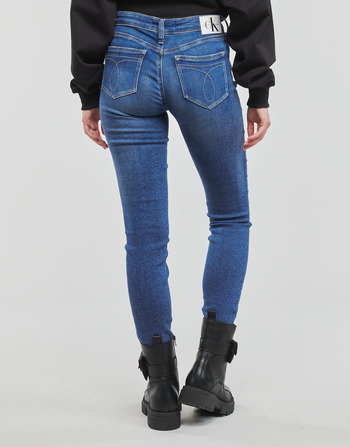 Calvin Klein Jeans MID RISE SKINNY Blå