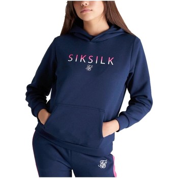 textil Flickor Sweatshirts Siksilk  Blå