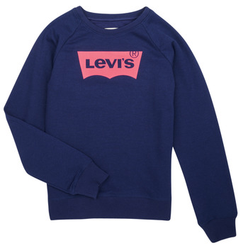textil Flickor Sweatshirts Levi's LOGO CREW Marin