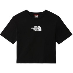 textil Dam T-shirts & Pikétröjor The North Face CROPPED Svart