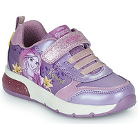 Skor Flickor Sneakers Geox J SPACECLUB GIRL E Violett