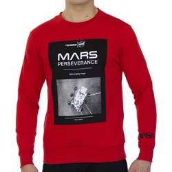 textil Herr Sweatshirts Nasa MARS03S-RED Röd
