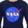 textil Herr Sweatshirts Nasa NASA11S-BLUE Blå