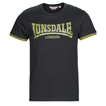 textil Herr T-shirts Lonsdale TOWNHEAD Svart