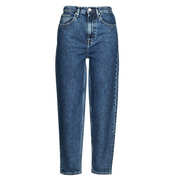 textil Dam Mom jeans Tommy Jeans MOM JEAN UHR TPRD DF6134 Blå