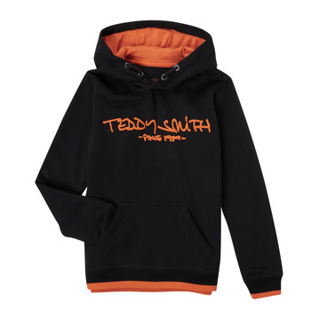 textil Pojkar Sweatshirts Teddy Smith SICLASS HOODY Svart