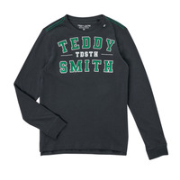 textil Pojkar Långärmade T-shirts Teddy Smith T-PERDRO Marin