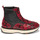 Skor Dam Boots Art TURIN Röd / Svart