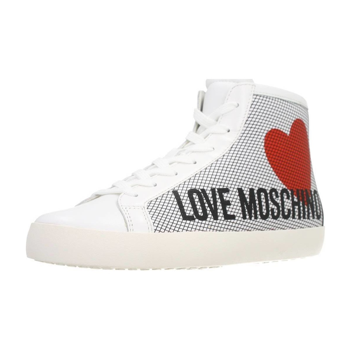 Skor Dam Sneakers Love Moschino SNEAKERD.CASSE25 Vit