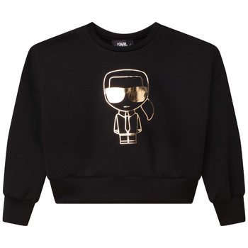 textil Flickor Sweatshirts Karl Lagerfeld Z15403-09B Svart