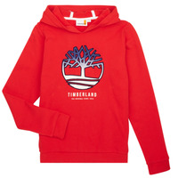 textil Pojkar Sweatshirts Timberland T25T59-988 Röd
