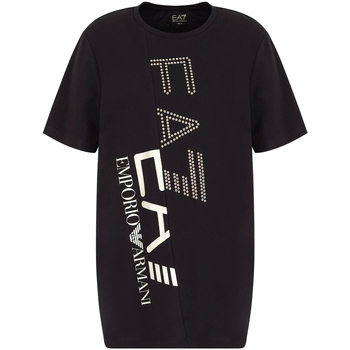 textil Dam T-shirts Ea7 Emporio Armani 3LTT20 TJBEZ Svart