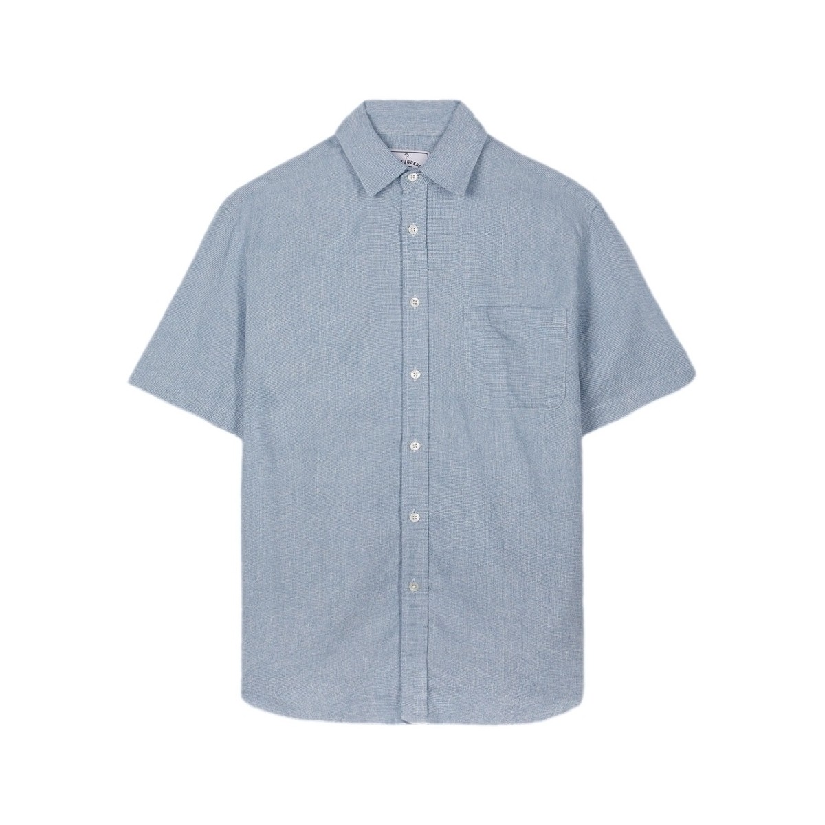 textil Herr Långärmade skjortor Portuguese Flannel New Highline Shirt Blå
