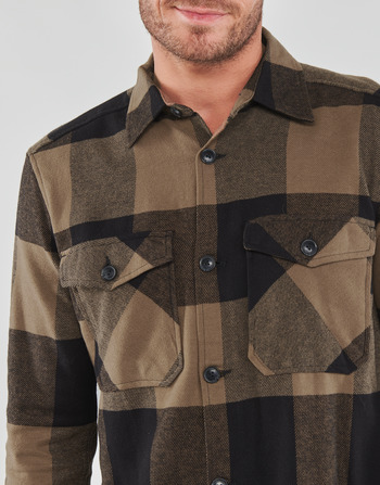 Only & Sons  ONSMILO LS CHECK OVERSHIRT Brun