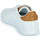 Skor Herr Sneakers Polo Ralph Lauren HRT CT II-SNEAKERS-LOW TOP LACE Vit / Cognac