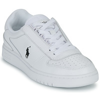 Skor Sneakers Polo Ralph Lauren POLO CRT PP-SNEAKERS-LOW TOP LACE Vit / Svart