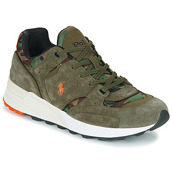 Skor Herr Sneakers Polo Ralph Lauren TRACKSTR 200-SNEAKERS-LOW TOP LACE Kaki / Orange / Kamouflage
