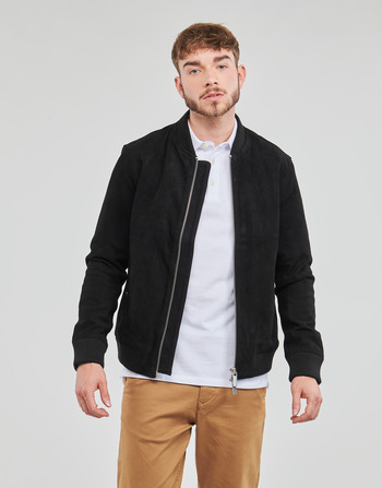 Selected SLHARCHIVE BOMBER SUEDE Svart