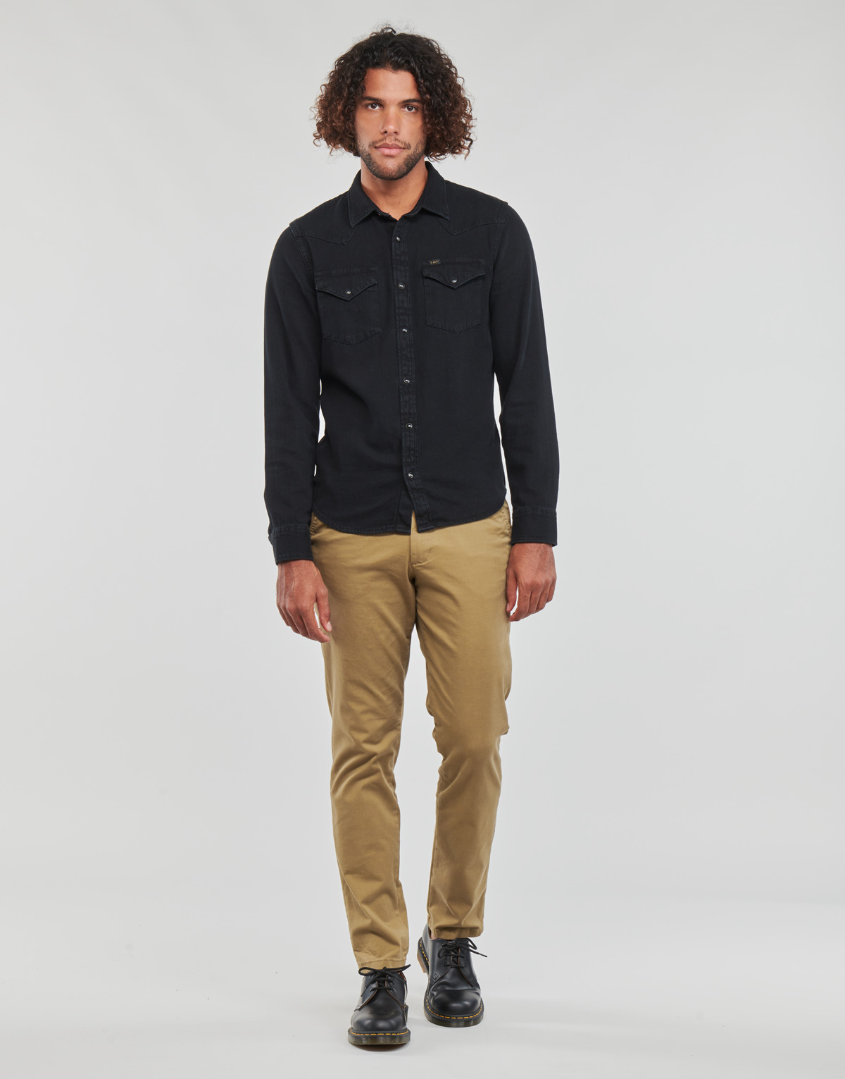 textil Herr Chinos / Carrot jeans Selected SLHSLIM-MILES FLEX CHINO PANTS Kamel