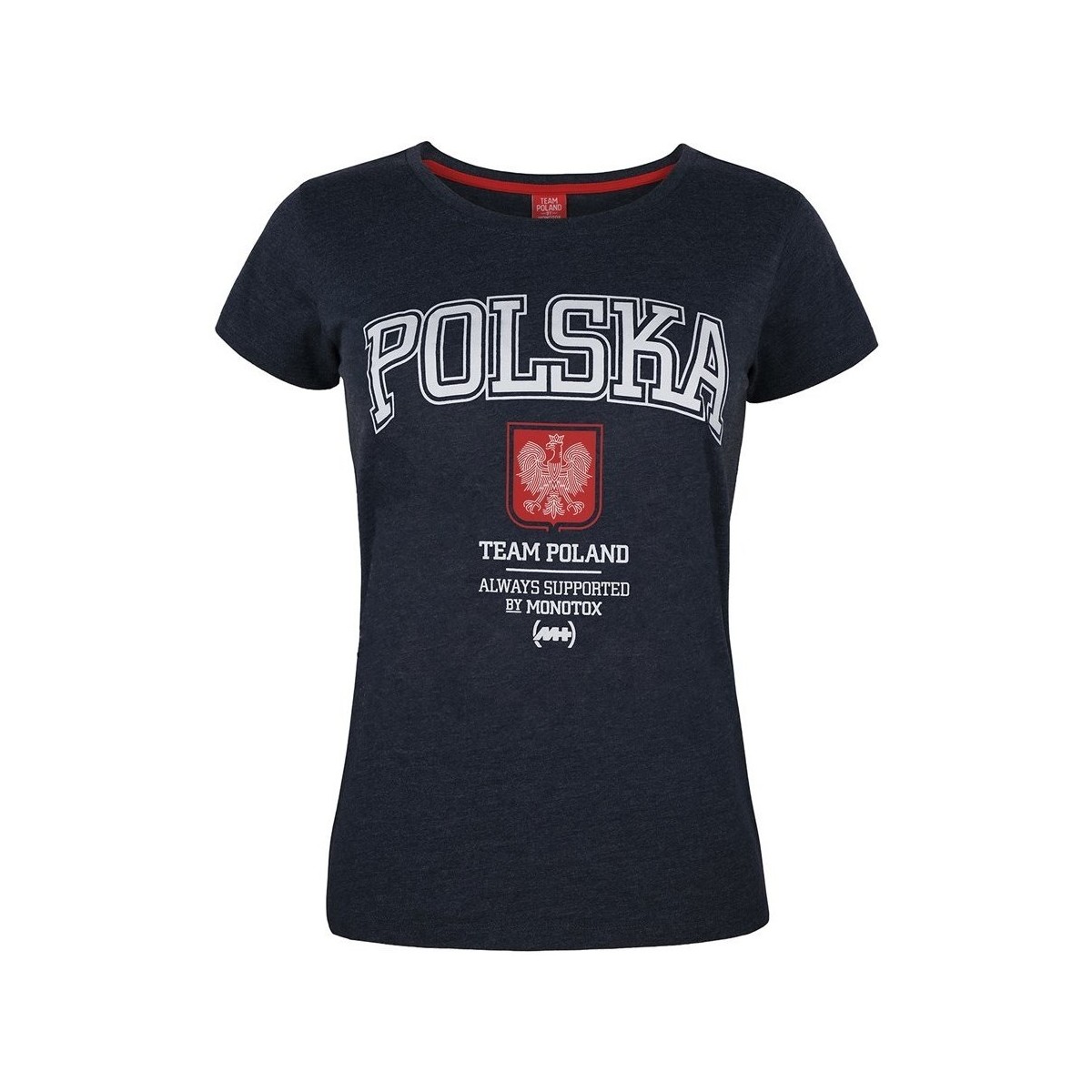 textil Dam T-shirts Monotox Polska College Svart
