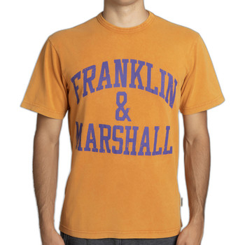 textil Herr T-shirts Franklin & Marshall T-shirt à manches courtes Orange