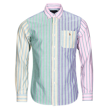 textil Herr Långärmade skjortor Polo Ralph Lauren Z224SC31-CUBDPPPKS-LONG SLEEVE-SPORT SHIRT Flerfärgad