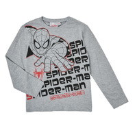 textil Pojkar Långärmade T-shirts TEAM HEROES  T-SHIRT SPIDER-MAN Grå