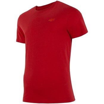 textil Herr T-shirts 4F TSM352 Röd
