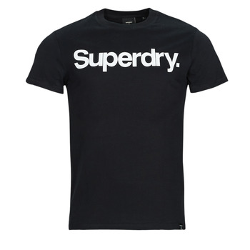 textil Herr T-shirts Superdry CL TEE Svart