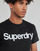 textil Herr T-shirts Superdry CL TEE Svart