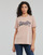textil Dam T-shirts Superdry VINTAGE LOGO BOROUGH TEE Rosa / Dust