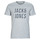 textil Herr T-shirts Jack & Jones JJXILO TEE SS CREW NECK Grå