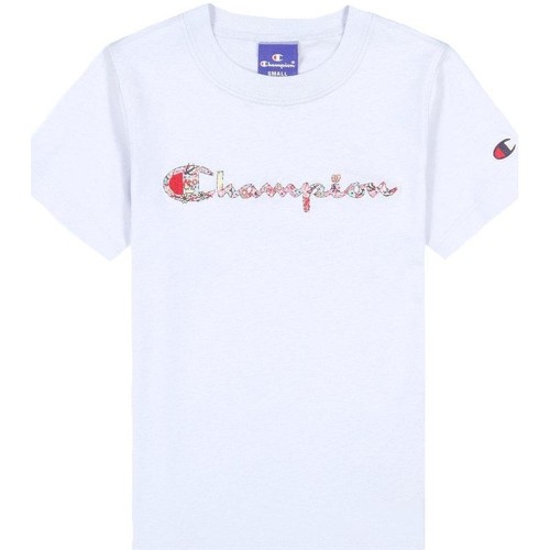 textil Flickor T-shirts Champion  Blå