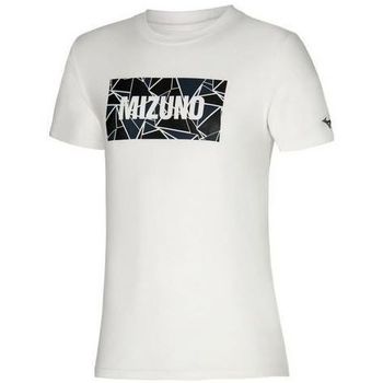 textil Herr T-shirts Mizuno Athletic Tee Vit