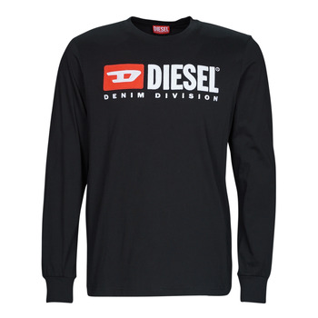 textil Herr Långärmade T-shirts Diesel T-JUST-LS-DIV Svart